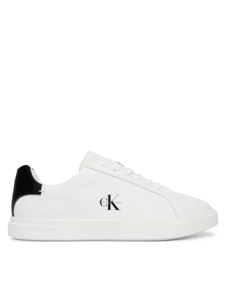 Αθλητικά Calvin Klein Low Pro Cups Lth Ml λευκό