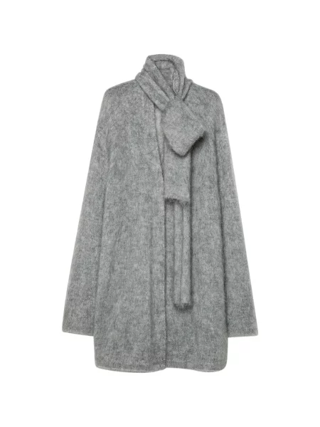 Cardigan Forte_forte de mohair gri