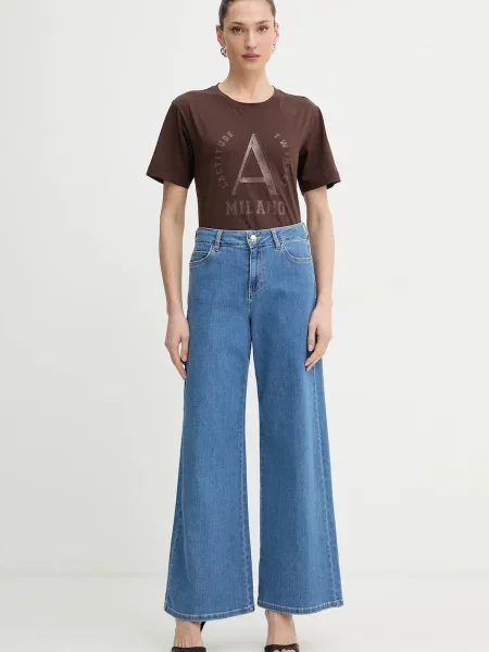 Twinset t-shirt brązowa