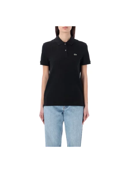 Koszulka polo Lacoste klasyczna z logo czarna