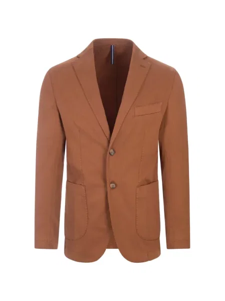 Sacou Russocapri din țesătură twill maro