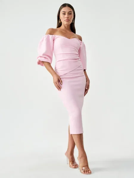 BWLDR Rochie de cocktail JESSAMY deschis roz