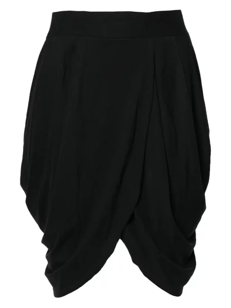 Spódnica Alice + Olivia z dżerseju drapowana czarna