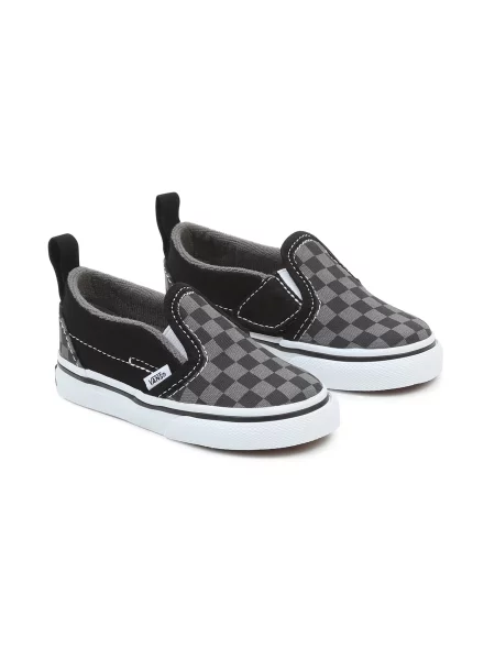 Tenis superge Vans Slip-On V Siva črna