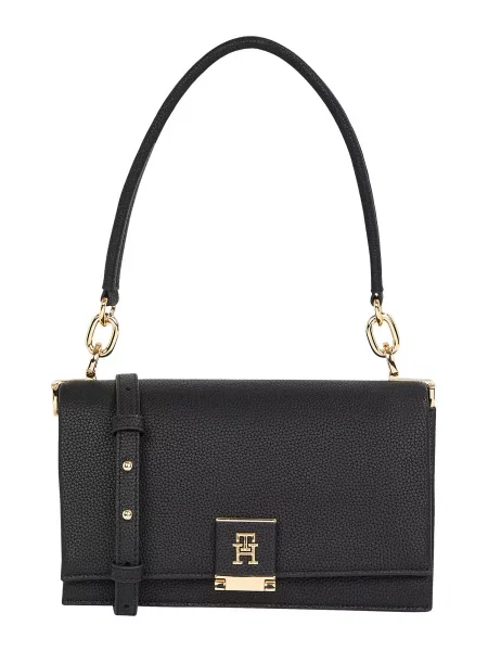 Tommy Hilfiger Geantă Th Her Med Crossover negru