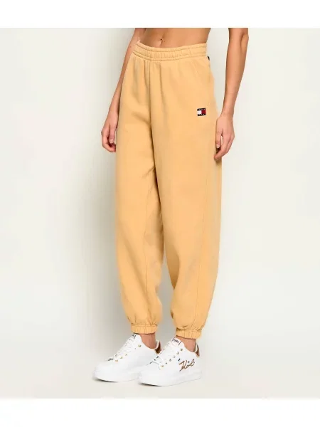 Tommy Jeans Melegítő alsó Badge bézs