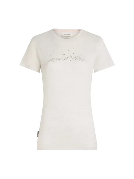 ICEBREAKER Tricou funcțional Tech Lite ecru / sepie