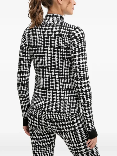 Jeździć na nartach top Newland w pepitkę czarny