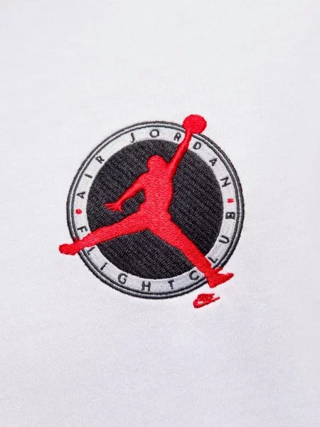 Футболка Jordan M Flt Club Lbr Ss Crew білий