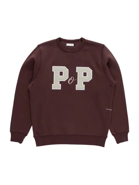 Bluza Pop Trading Company klasyczna brązowa