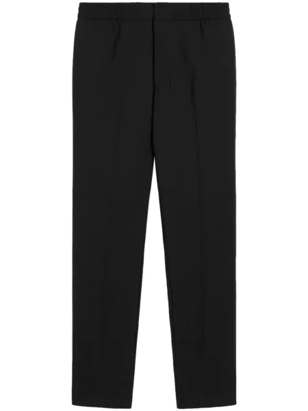 Pantaloni Ami Paris de lână negru
