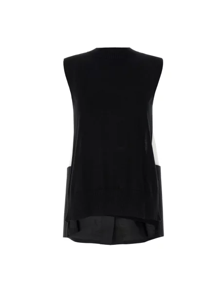 Top Sacai czarny