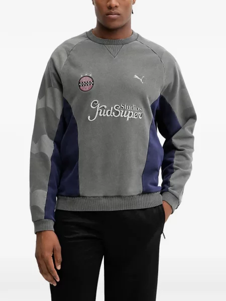 Hanorac Puma cu broderie gri