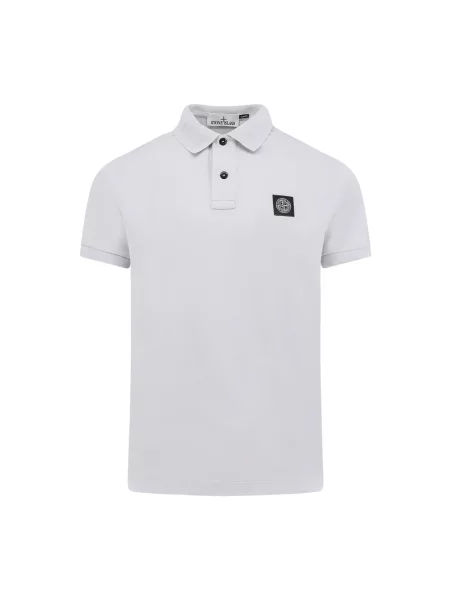 Koszulka polo Stone Island z kamieniami niebieska