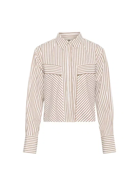 Koszula Karen By Simonsen brązowa