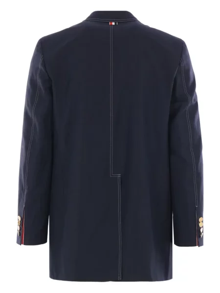 Sacou Thom Browne albastru