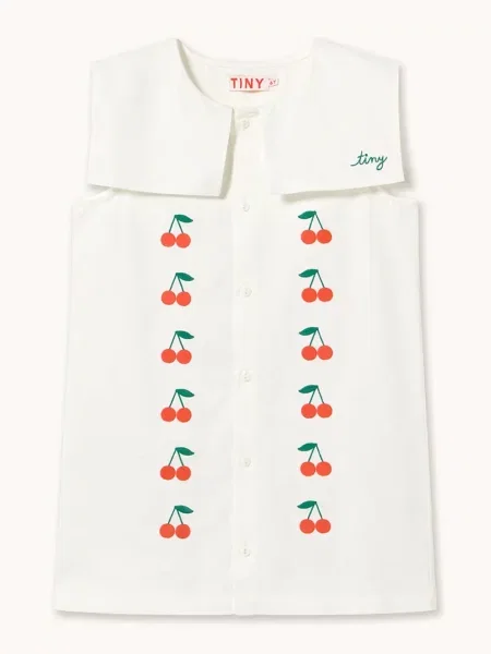 Tinycottons Дитяча сукня MINI CHERRIES TWILL DRESS