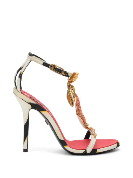 Sandale Roberto Cavalli alb