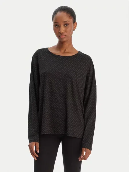 BOSS Zgornji del pižame B Logo črna