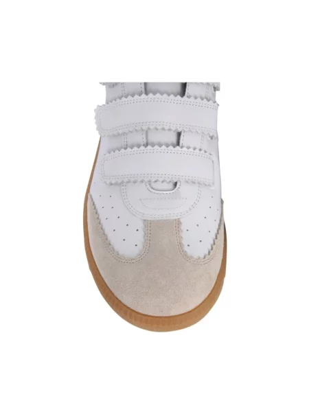 Sneakersy Isabel Marant zamszowe białe