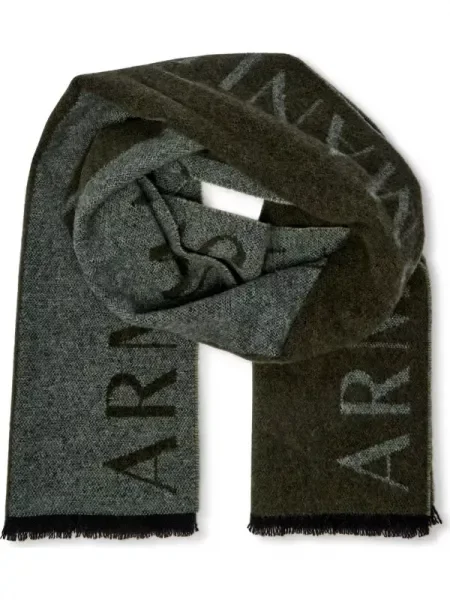 Armani Exchange De lână șal verde
