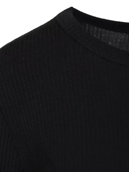 Lung tricou Max Mara tricotate albastru