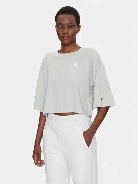 Champion Tričko Icons Washed Look zelená