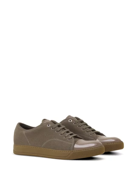 Fűzős csipkés sneaker Lanvin barna