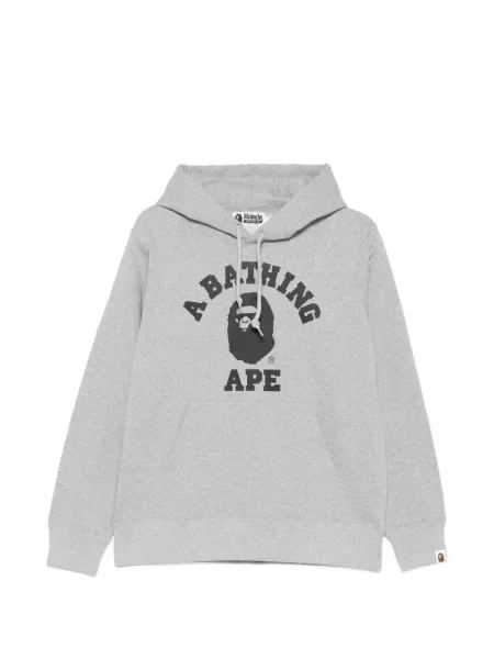 Kapucnis melegítő felső A Bathing Ape® nyomtatás szürke