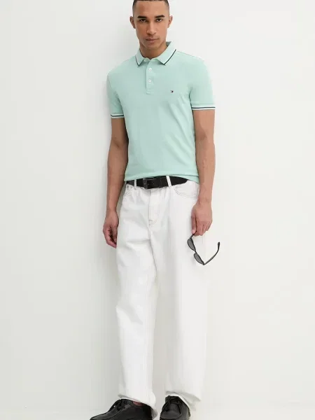 Tricou Tommy Hilfiger verde