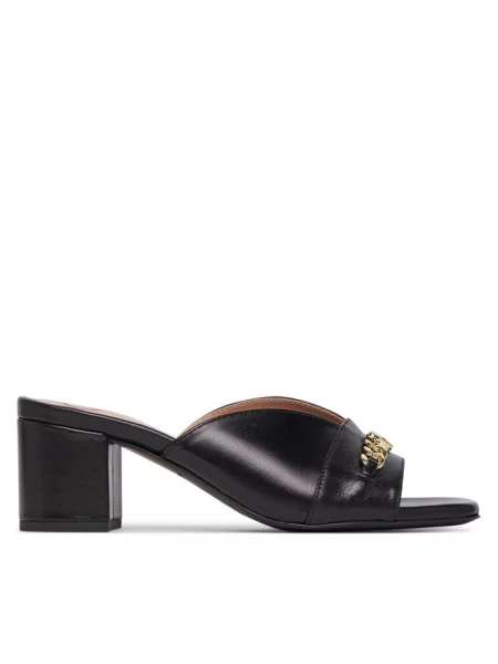 Klapki LOVE MOSCHINO czarne