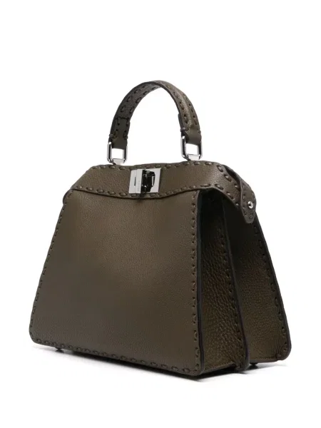 Geantă shopper Fendi verde