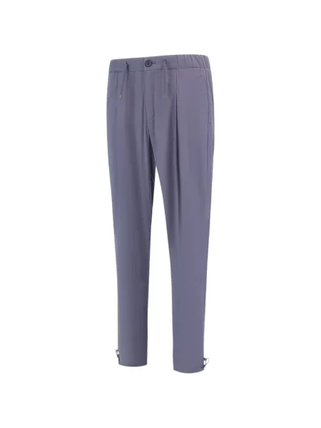 Pantaloni Herno conici albastru