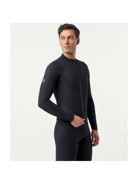 Koszulka z długim rękawem damska Castelli Thermowoven S czarny