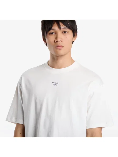 Tricou Reebok Elevated Varsity Boxy T-Shirt Chalk S