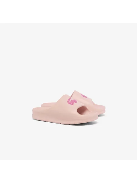 Lacoste Klapki Serve Slide różowe