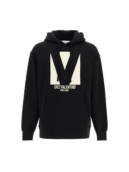 Bluza z kapturem Valentino Garavani czarna