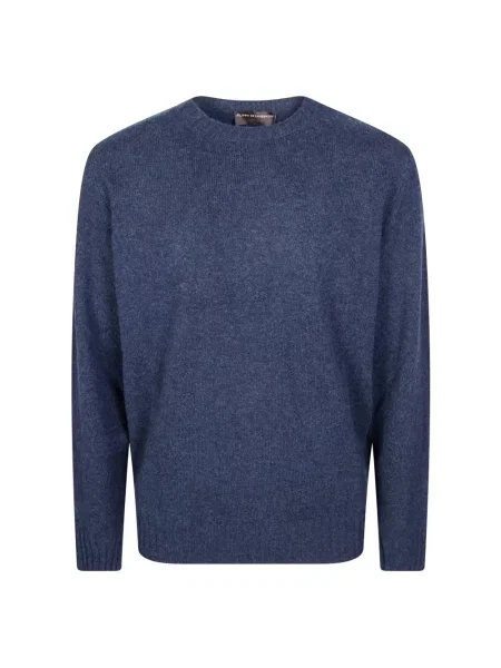 Sweter Filippo De Laurentiis wełniany niebieski