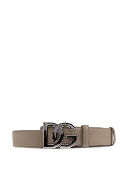 Curea Dolce & Gabbana din piele cu autograf