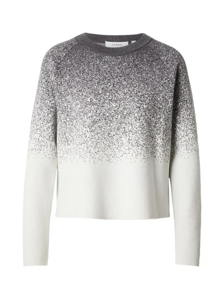 COMMA Pulover kremna / temno siva