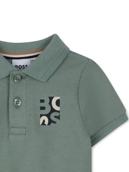 Поло тениска Bosswear зелено