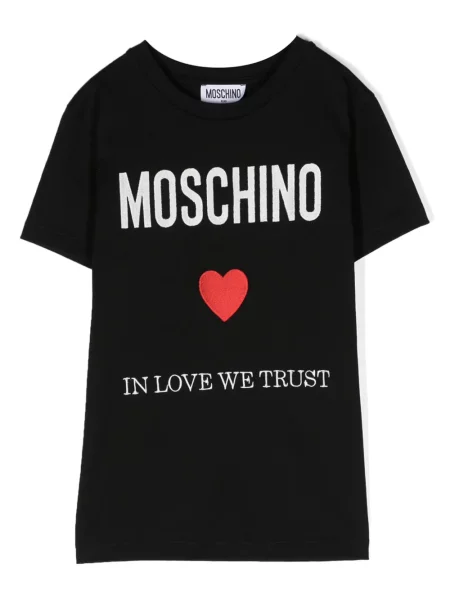 Koszulka dziecięca Moschino czarna
