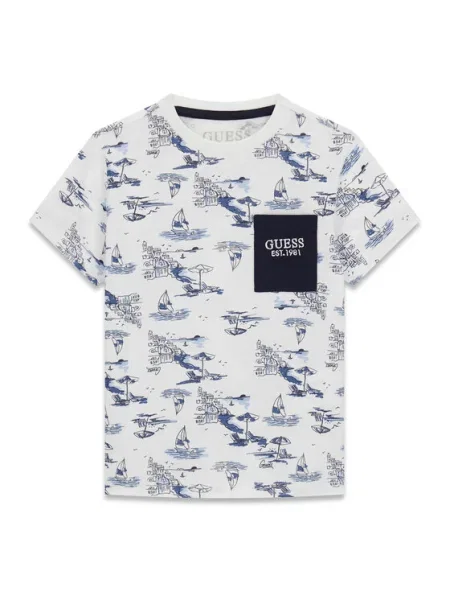 Guess Tricou alb