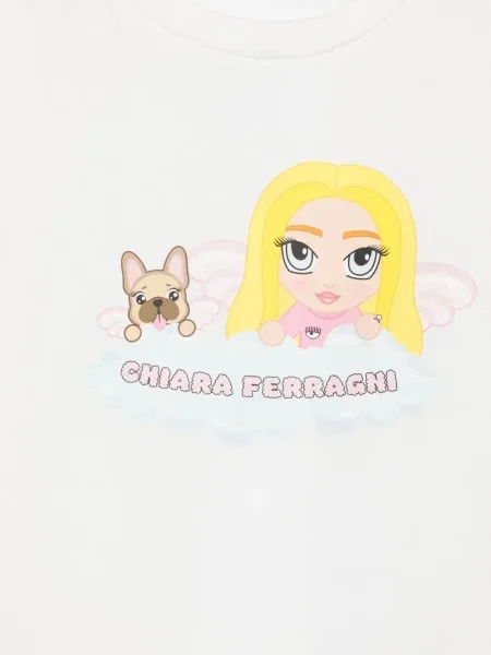 Koszulka dziecięca Chiara Ferragni biała