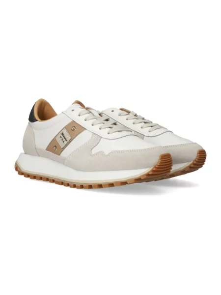 Lniane sneakersy Blauer