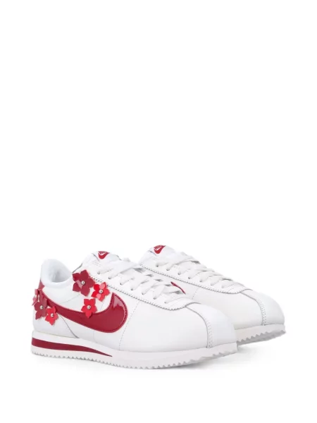 Φλοράλ μπλούζα Nike με απλικέ με ψηλή μέση μαύρο