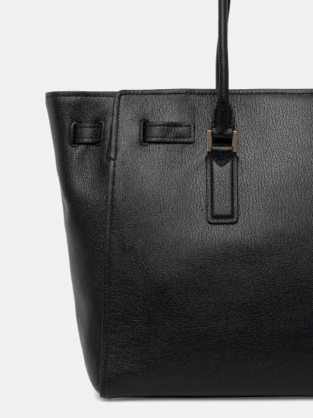 Michael Kors De piele geantă shopper Hamilton Moderne negru