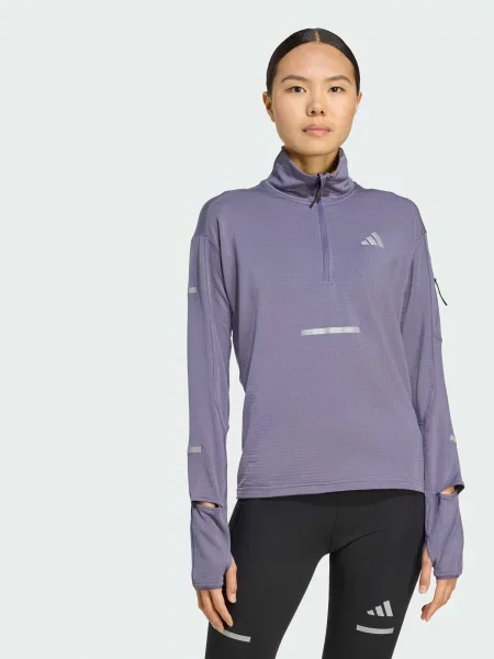 Кофта спортивна adidas синтетичний фіолетовий