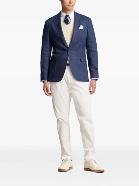 Boxeri Polo Ralph Lauren plisat cu broderie din piele gri