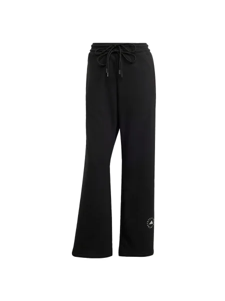 Adidas by Stella McCartney pantaloni de trening din femei cu imprimeu negru